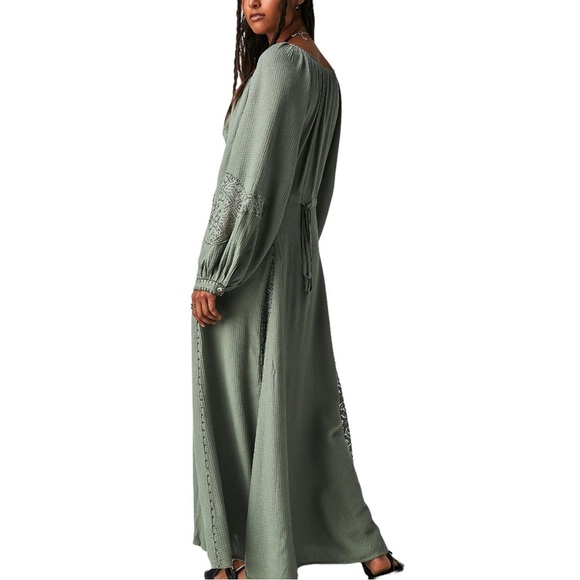 Free People Green Maxi Dress - Picture 2 of 9